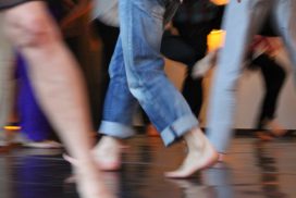 dansen op blote voeten